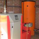 Hakselhoutketel met buffervat