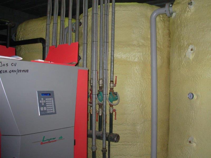 Biomassa verwarming voor wasserijen