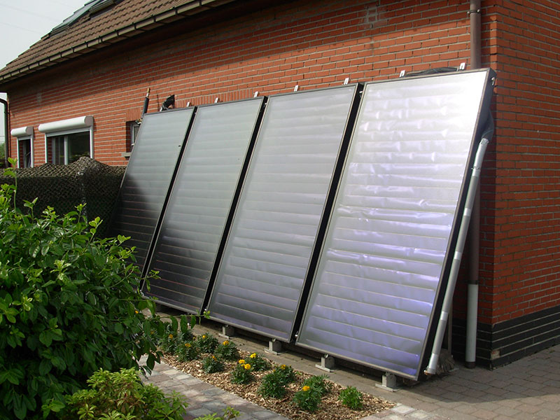 Centrale verwarming met Zonnepanelen